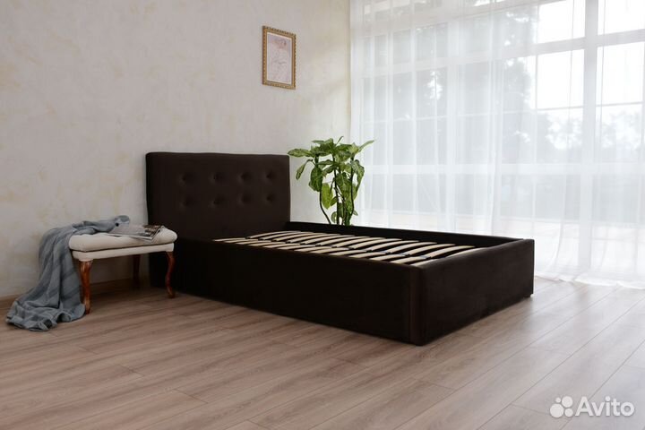 Кровать с матрасом + подъемный механизм Роза