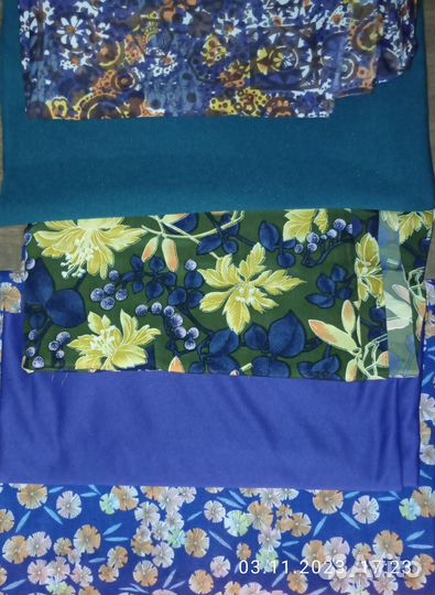 Отрезы новые тканей разных СССР