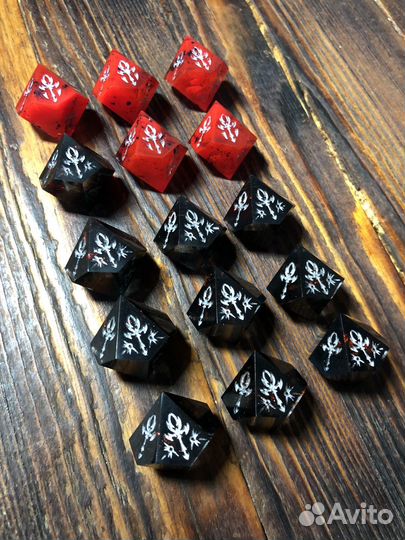 Кубики, дайсы ручной работы для VTM, втм 
