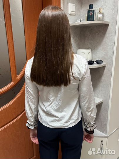 Рубашка блузка детская школьная 120-140 см