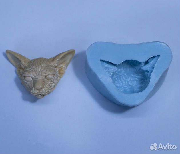 Силиконовый молд лицо 