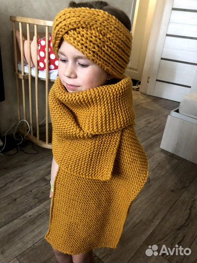 Повязка шарф комплект