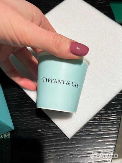 Кофейный набор 4 эспрессо фарфор Tiffany&Co