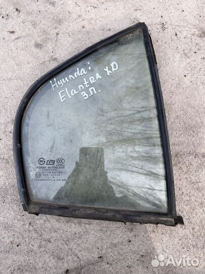 Форточка задней двери правая Hyundai Elantra XD