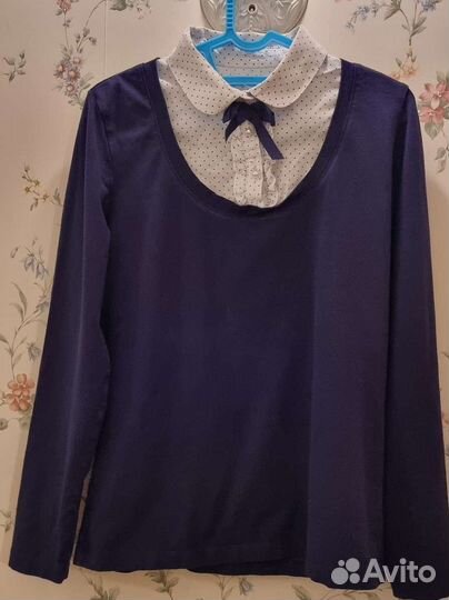 Блузки школьные трикотажные