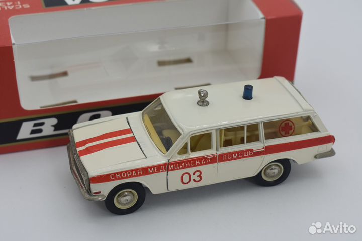 Волга Газ 24-02 А24 Медик Модель 1:43 СССР