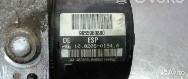 Блок абс 9655960880 Peugeot 206 1998-2009 года
