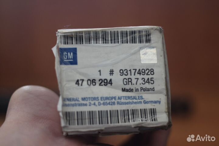 Амортизатор задний opel agila