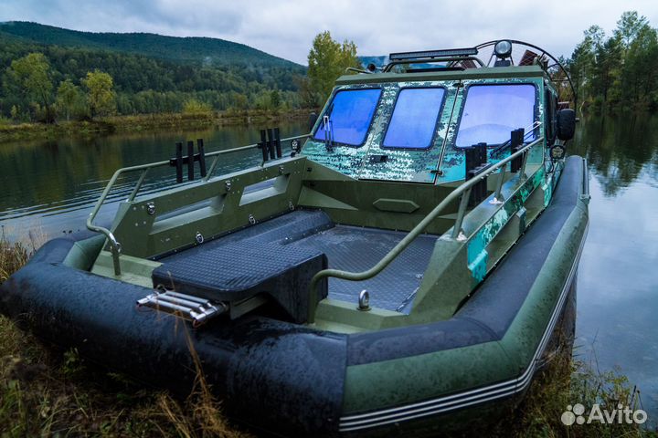 Аэролодка Север 750К с пробегом