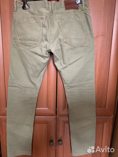 Джинсы летние хаки (48)