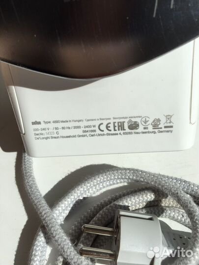 Утюг braun texstyle 7 на запчасти или ремонт