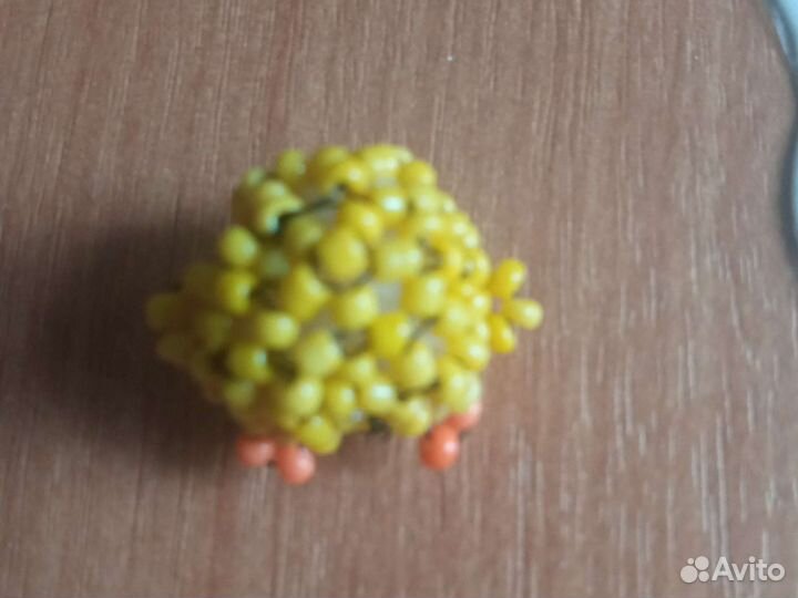 Цыпа из бисера Амигуруми