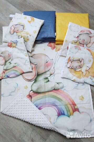 Бортики в кроватку новые