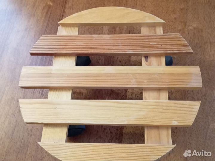 Подставка для цветов напольная деревянная