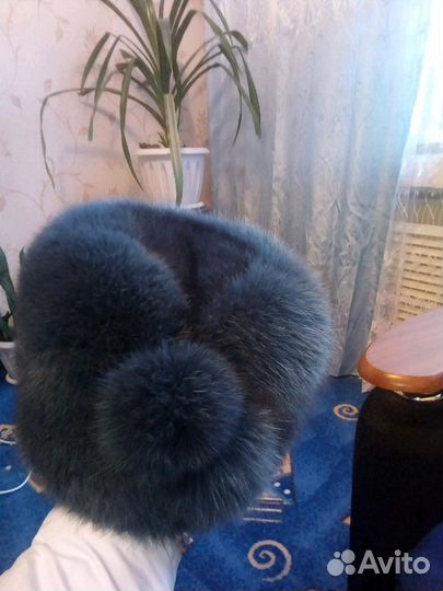 Шапка женская песец