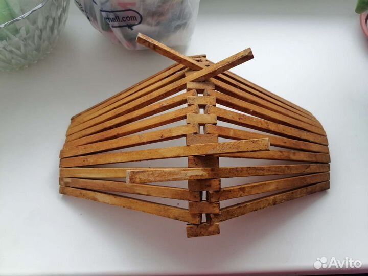 Фруктовница деревянная складная ссср, винтаж