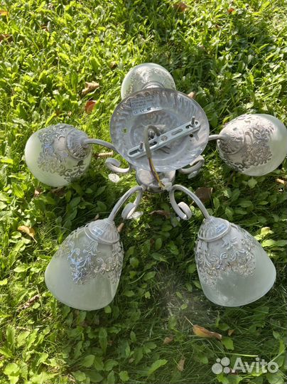 Люстра потолочная хрустальная