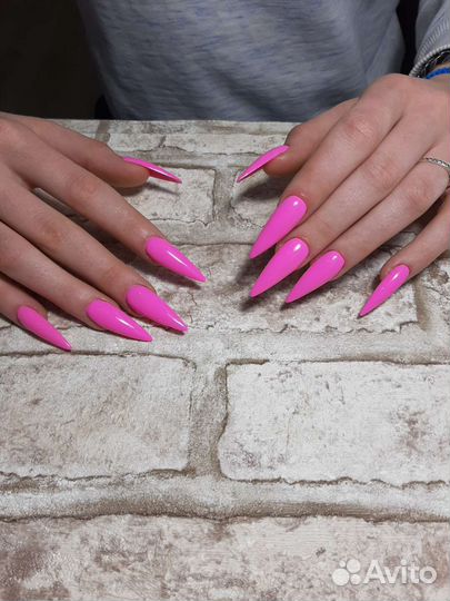 Наращивание ногтей,маникюр и покрытие гель-лак