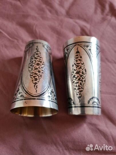 Стопки серебряные Кубачи СССР