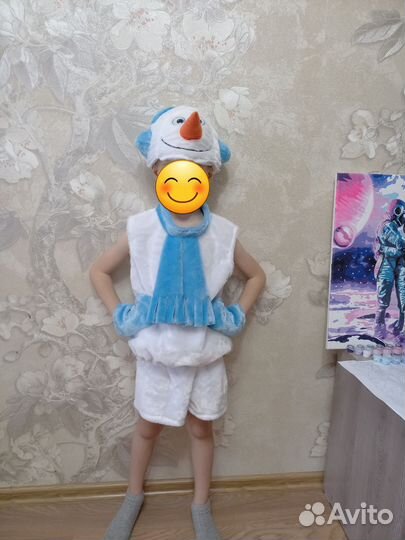 Новогодний костюм снеговика