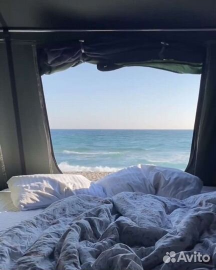 Палатка на крышу. Kampina 140, тент и тамбуры