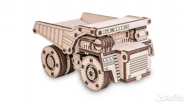 Сборная деревянная модель «Белаз Мини» (EWA)