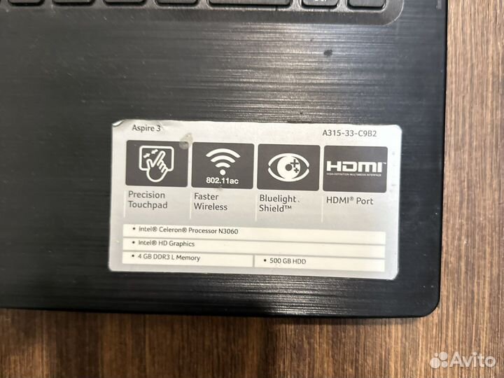 Acer a315-33 в разбор