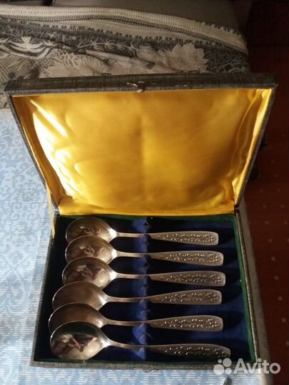 Набор столовых приборов мельхиор СССР