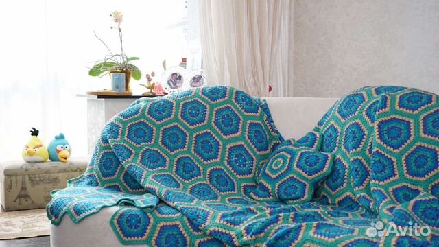 Плед ручной работы