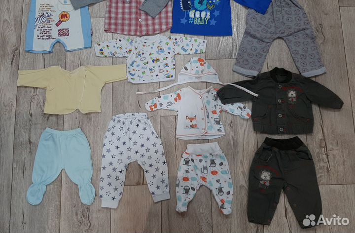 Вещи новые пакетом для мальчика от 0-1года