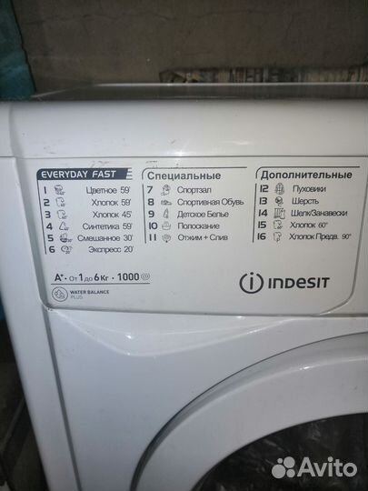 Стиральная машина автомат indesit