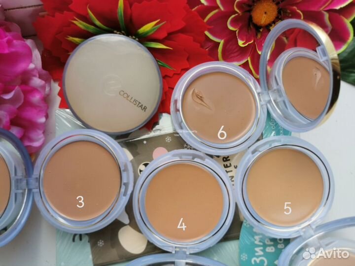 Кремовые пудры, кушон Dior, Mac,Collistar оригинал