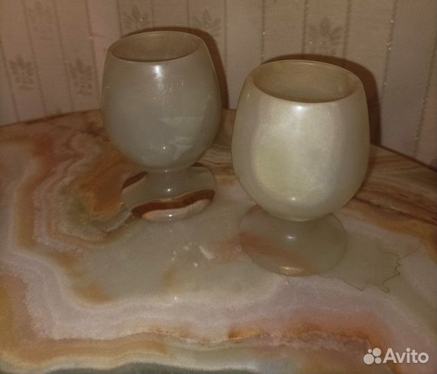 Рюмки из Оникса, 2шт