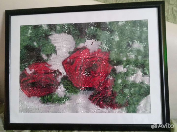 Алмазная вышивка готовая работа