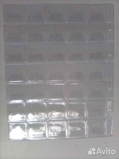 Альбом для монет 240 ячеек Листы оптима