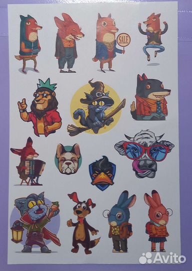 Наклейки стикеры