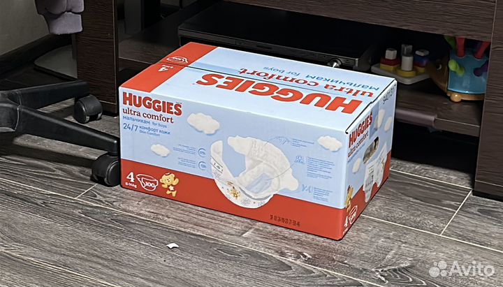 Памперсы детские 4