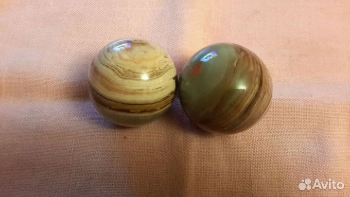 Массажные шары Баодинг. Натуральный камень