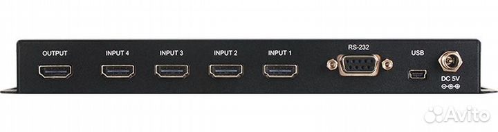 Cypress cplus-V4H1H, Коммутатор 4х1 hdmi 2.0 4096x2160/60, 3D (4:4:4) с hdcp 2.2, edid и CEC