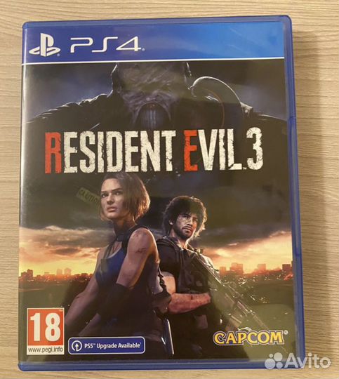 Игра для приставки Resident evil 3 remake ps4