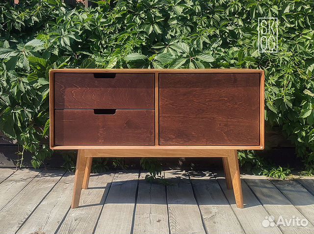 Тумба «Обычная» винильница, цвет дуб