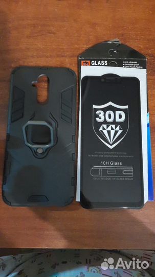 Чехол и стекло huawei honor mate 20 lite