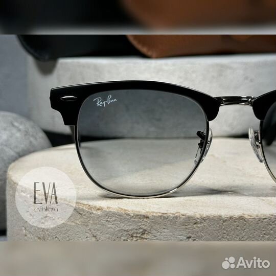 Очки Ray Ban Clubmaster Metal 3716 9004/71