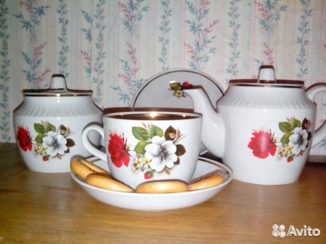 Сервиз дфз (Вербилки) Роза/шиповник