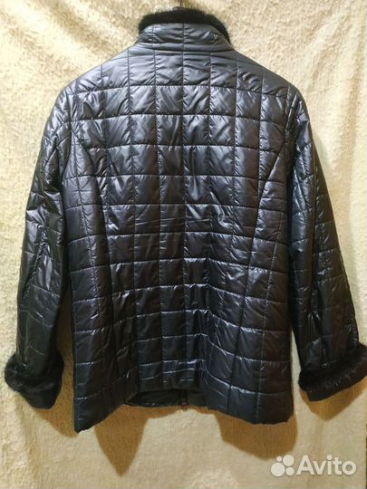 Куртка женская всесезонная с норкой