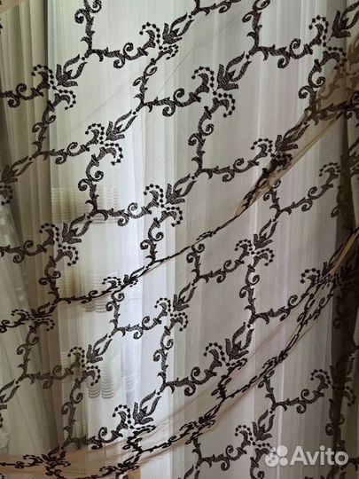 Тюль венге турецкий. Новый