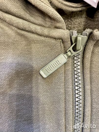 Кофта на молнии, толстовка puma, 116