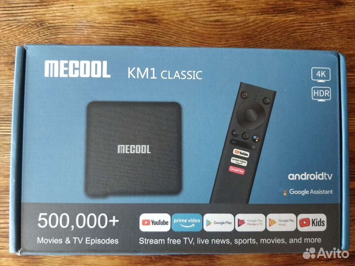 Android tv приставка mecool km1 classic новая