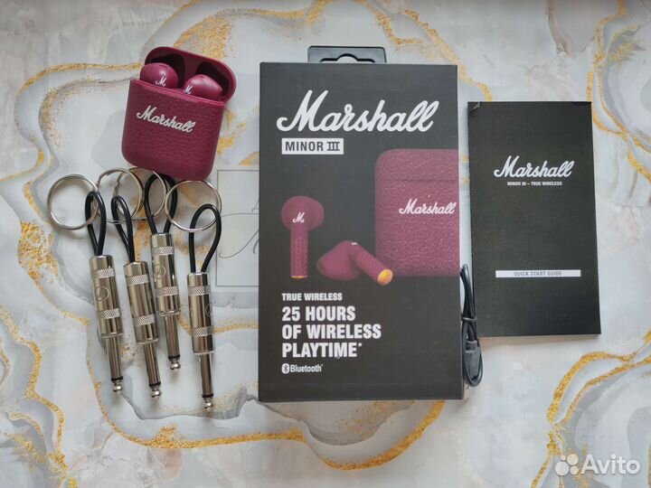 Marshall minor 3/lII #новые #бордовые
