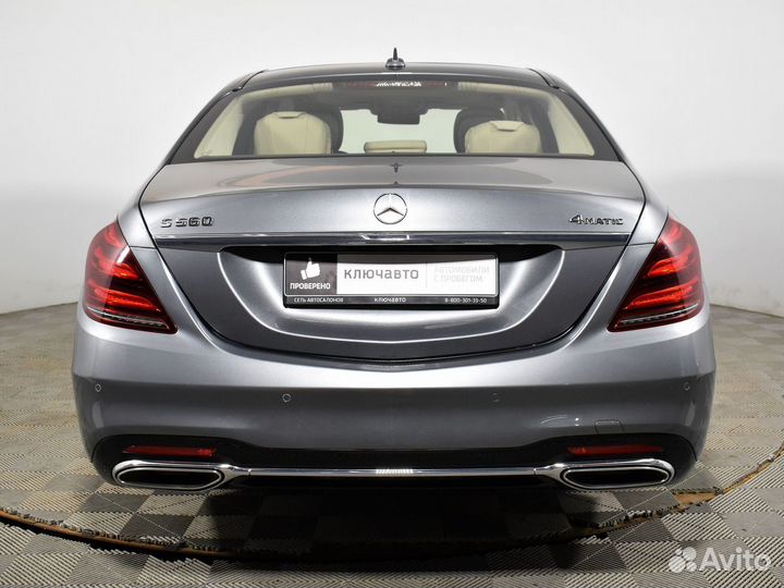 Mercedes-Benz S-класс 4.0 AT, 2017, 108 435 км